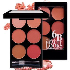 6-color Blush Palette Easy To Color Natural Three-dimensional Makeup